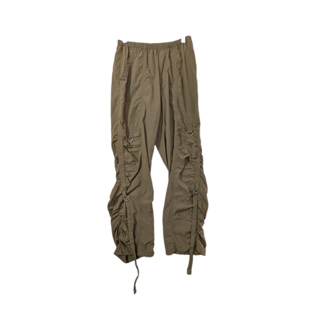 Pacsun Cargo Pants Womens XS Khaki Lightweight Nylon Y2K Streetwear Gorpcore